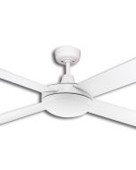 DLS1343W, Lifestyle 1320mm, 4 Blade Ceiling Fan with LED Light Tricolour, Energy-efficient Fans