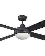 Lifestyle  52"  Ceiling Fan with Light 2 x E27 Matt Black DLS1344M