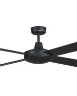 Lifestyle 1320mm 4 Blade Ceiling Fan Only Matt Black DLS134M