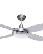 Lifestyle Mini 1067mm 4 Blade Brushed Aluminium with Light 100w Halogen