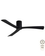 Black Martec Metro 52" (1320mm) DC Low Profile Ceiling Fan with Remote - MMDC133MMR