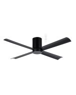 MCDC124M Carrara DC Close to Ceiling 4 ABS Blade 1220mm Hugger WIFI & Remote Control Ceiling Fan Matt Black