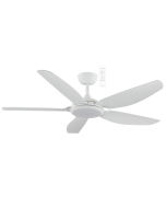 Esprit DC 52" Smart WIFI Ceiling Fan with Dimmable CCT LED Light Matt White MDCE1353W