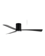 Metro DC Close to Ceiling 52" Hugger Smart WIFI Ceiling Fan With CCT LED Light Matt Black MDCM1333M