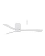 Metro DC Close to Ceiling 52" Hugger Smart WIFI Ceiling Fan With CCT LED Light White MDCM1333W