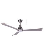 Polo DC 52" Smart WIFI Ceiling Fan with Dimmable CCT LED Light Nickel with Driftwood Blade MDCP1333ND