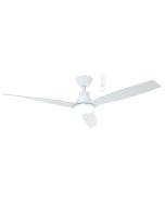 Seaforth DC 56" SMART WIFI Ceiling Fan With Dimmable CCT LED Light Matt Black with Teak Blade MDCS1433MT