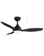 Elite DC 48" Smart WIFI Ceiling Fan with Dimmable CCT LED Light Matt Black MEDC1233M 