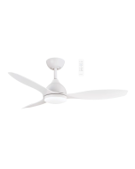 Elite DC 48" Smart WIFI Ceiling Fan with Dimmable CCT LED Light Matt White MEDC1233W