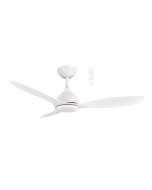 Elite DC 48" Smart WIFI Ceiling Fan Only Matt White MEDC123W