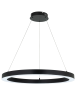 Medine 1Lt Large LED With Remote Pendant Light- MPLS028L-BLK