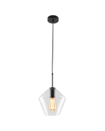  Melba 1Lt Short Pendant Light-MP7131SBLK