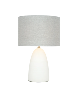 Mentone Large Textured Concrete Table Lamp- MTBL040L-GRY