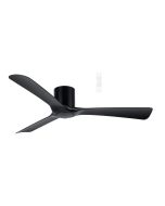 Fresno DC Close to Ceiling 52" Hugger Smart WIFI Ceiling Fan In Black MFDC133M