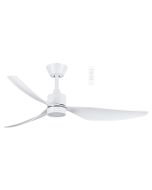 Genoa DC 50" Smart WIFI Ceiling Fan with Dimmable CCT LED Light In White MGDC1333W