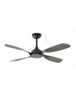 Hampton DC 1320mm 4 ABS Blade WIFI & Remote Control Ceiling Fan In Black