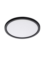 Fino 280mm LED Oyster Light 18w Tricolour Matt Black - MLFO34518MD