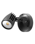 Fortress PRO LED Flood Light Outdoor IP65 Single Spot 18w Tricolour Matt Black - MLXFP3451M