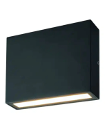 Modus 6W LED Tricolour Wall Exterior Small Matt Black - MLXM3456M