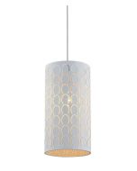 PENDANT ES 72W WH Embossed Oblong  MODELLO1 Cla Lighting