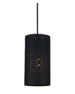 PENDANT ES 72W Black Embossed Oblong  MODELLO2 Cla Lighting