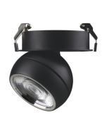 MOON 6/9W 240V TRIO RECESSED CEILING LIGHT FLOOD BLACK 22804