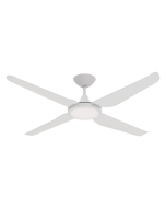 MOTION 4 BLADE 52" DC CEILING FAN WITH LED LIGHT WHITE 60051