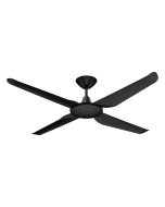 MOTION 4 BLADE 52" DC CEILING FAN BLACK 60040