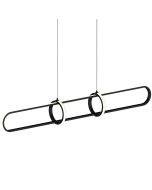 MERCATOR ODIN BLACK LINEAR BAR 30W LED PENDANT LIGHT - MPLS006BLK