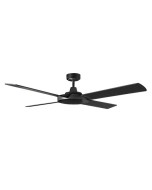 Razor 52" 4 Blade Ceiling Fan In Matt Black - MRF134M