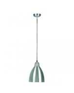 Single Bell Metal Pendant Silver/Grey 60W MS29020-BA Superlux