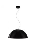 Large Retro Modern Shade Pendant Black, White 75W MS600-BLWH Superlux