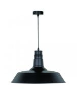 Large Industry Pendant Black 60W MS9450-BL Superlux