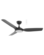 Viper DC 48" Smart WIFI Ceiling Fan with Dimmable CCT LED Light Matt Black MVDC1233M