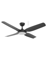 Viper DC 48" Smart WIFI Ceiling Fan with Dimmable CCT LED Light Matt Black MVDC1243M