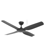 Viper DC 52" Smart WIFI Ceiling Fan with Dimmable CCT LED Light Matt Black MVDC1343M