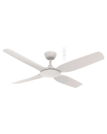 Viper DC 52" Smart WIFI Ceiling Fan with Dimmable CCT LED Light Matt White MVDC1343W