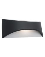 Mercator Lighting Wells 12W LED Indoor/Outdoor Wall Light CCT. IP65. Black MX9512BLK-CCT