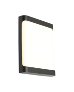 Odessa Plain Exterior Wall Light Black - ODES1EPBLK