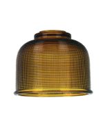 MAISON.15 AMBER HALOPHANE GLASS SHADE - OL2255/15AM