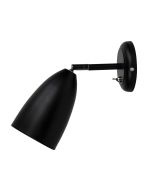 SALEM ADJUSTABLE WALL LIGHT BLACK w/SWITCH - OL55211BK