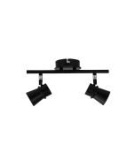 YARRA BLACK 2 LIGHT LED READY SPOTLIGHT - OL58811/2BK