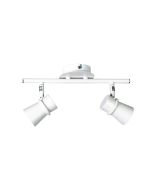 YARRA WHITE 2 LIGHT LED READY SPOTLIGHT - OL58811/2WH