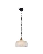 MAISON.27 CLEAR HALOPHANE GLASS PENDANT - OL62255/27CL