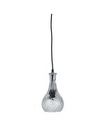 DECANT 1 Retro Vintage Cut Glass Pendant - OL63501CL