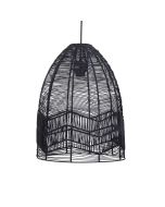 SERANG 35CM RATTAN SHADE ONLY BLACK OL64457BK