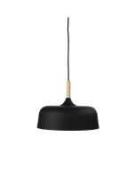 MALT.32 Black Urban Retro Industrial Style Pendant - OL64832BK