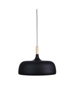 MALT.48 Black Urban Retro Industrial Style Pendant - OL64848BK