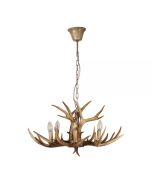 HYORT 6 LIGHT PENDANT KD NATURAL FINISH E14 OL65272/6