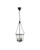 WESTON 3-LIGHT SINGLE BOWL PENDANT E14 OL65621BK